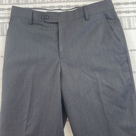 Jos A Bank Mens 3 Piece Suit Jacket Blazer Wool 38SH Pants 32SH Waistcoat Gray - Picture 13 of 16